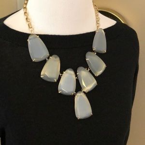 Kendra Scott Grey Harlow necklace NWOT